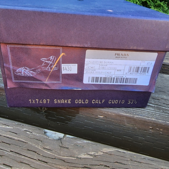 Prada Calzature Donna Sandles with Box Size 37.5 US 7.5 made in Italy ๐ฎ๐น - Picture 7 of 8